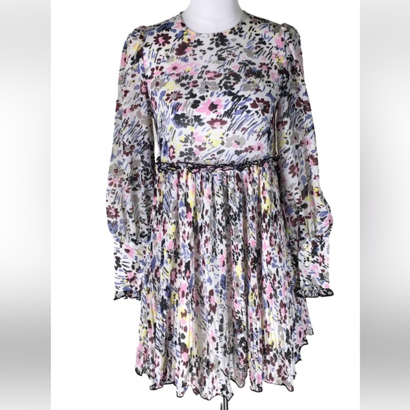 Ganni Georgette Babydoll Dress - Picture 2 of 8